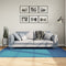 vidaXL - Vloerkleed - OVIEDO - laagpolig - 140x200 - cm - turquoise