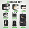 Travelhawk Packing Cubes - Koffer Organizer Set - Waterdicht - Zwart (8 stuks)