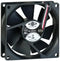 Inter-Tech Fan 80mm - Ventilator 3 Pins - Geluidssterkte 27,2dB(A) - Zwart