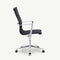 Akira Office Chair, Anthracite Fabric & Chrome
