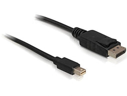 Delock Mini DisplayPort naar DisplayPort - 1,8m - Zwart