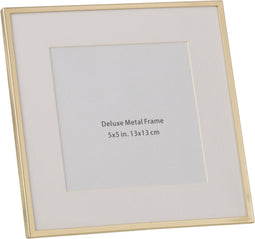 J-Line fotolijst - fotokader Passe Partout - metaal - goud