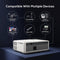 AKIYO - Full HD 1080p Beamer met 20.000 Lumen en 4K Ondersteuning - WiFi 6 en Bluetooth 5.2