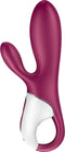 Satisfyer, Bluetooth Rabbit, Hot Bunny, 17,5 cm, met app, met warmtefunctie, 2 motoren, gemaakt van siliconen