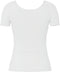 Pieces PCKITTE SS TOP NOOS BC BriWhi - Katoenen top - Korte mouwen - Maat XS