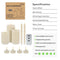 Cheqo® LED Kaarsenset – Incl. Afstandsbediening & Timer – 9-delig – Ivoor