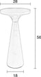 Zuiver Floss Bijzettafel Rond 28 cm Wit