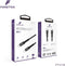 FoneTex FT-C18 - USB-C To USB-C Kabel - 2m - 60W - Zwart