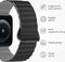 imoshion Siliconen magnetisch bandje - Geschikt voor Apple Watch 1, 2, 3, 4, 5, 6, 7, 8, 9, 10 (42 mm), SE - 38/40/41 mm - Zwart - One Size