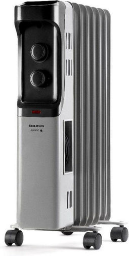 Taurus Dakar 1500 - Oliegevulde radiator 1500W - 7 elementen - Grijs/Zwart