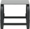 vidaXL - Ligbedden - 2 - st - met - tafel - textileen - en - aluminium
