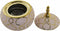 Doos-Juwelenkistje DKD Home Decor Porselein Roze Gouden 14 x 14 x 17 cm