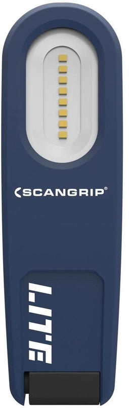 Scangrip Werklamp Lite M - Oplaadbare LED-handlamp - 220 lumen - Blauw
