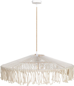 AKOBO - Hanglamp - Beige - Papier Touw