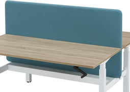 Akoestisch scherm Lucia tbv Duo bench breed 140CM hoog 80CM kleur lucia Zwart PO13