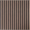 Akoestisch Wandpaneel Walnoot - 2 Stuks - 60 x 60 x 2.2 cm - Lattenwand