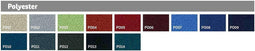 Akoestische wand Lucia breed 120CM hoog 80CM kleur lucia Antraciet PO12 kleur beugel Wit (RAL9010)