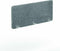 Akoestische wand Wolvilt breed 160CM hoog 160CM kleur wolvilt Antraciet WV15 kleur beugel Zwart (RAL9005)