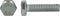 Zeskanttapbout 8.8 DIN 933 M 6x30 Zn - 200 stuks