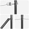vidaXL - Tuinhekken - met - Poot - 7 - stuks - Ø32 - mm - 100 - cm - Gegalvaniseerd - Staal