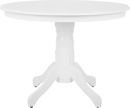 AKRON - Ronde eettafel - Wit - 100 cm - MDF