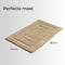 AKSA Home® Badmat 50x80 cm - Douchemat antislip - Badmat antislip - Badkamermat - Beige