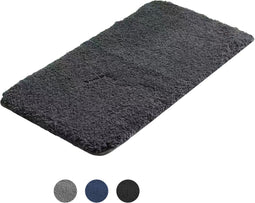 AKSA Home® Badmat 70x140 cm - Grote douchemat antislip - Badmat antislip - Badkamermat - Donkergrijs