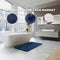 AKSA Home® Badmat 70x140 cm - Grote douchemat antislip - Badmat antislip - Badkamermat - Donkerblauw