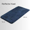 AKSA Home® Badmat 70x140 cm - Grote douchemat antislip - Badmat antislip - Badkamermat - Donkerblauw