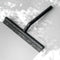 AKSA Home® Vloertrekker met Raamwisser - Douchewisser - Trekker Douche - RVS Vloerwisser - met Steel - Zwart