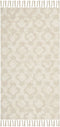AKSARAY - Laagpolig vloerkleed - Beige - 80 x 150 cm - Katoen