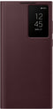 Samsung Smart Clear View Hoesje - Samsung Galaxy S22 Ultra - Burgundy