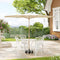 Woltu Parasol 300 cm Beige - UPF 50+ Zonbescherming met Kantelfunctie en Sluiting met Slang