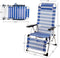 Aktive Ligstoel Op Het Strand Met Kussen 75 x 63 x 43-114 cm