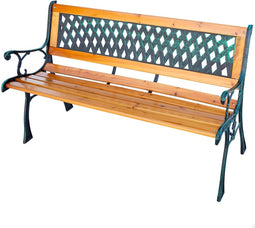 Aktive Madera Y Metal 125x52x73 Cm Bank Bruin