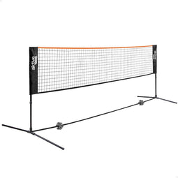 Aktive Volley En Badminton Draagbaar Net Zilver 505x101x157/91 cm
