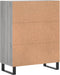 vidaXL - Dressoir - 69,5x34x90 - cm - bewerkt - hout - grijs - sonoma - eikenkleurig
