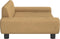 vidaXL Kinderbank 100x54x33 cm fluweel bruin