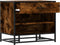 vidaXL - Schoenenbank - 60x40x53,5 - cm - bewerkt - hout - en - metaal - gerookt - eiken