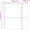 vidaXL - Tuin - Moestuinbed - - - Bruin - 80x80x81 - cm - Gegalvaniseerd - Staal