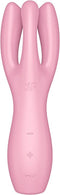 Satisfyer, vibrator, oplegvibrator, 'Treesome 3', 14 cm, 3 motoren, voor stimulatie van clitoris en schaamlippen