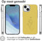 iMoshion Hoesje Geschikt voor iPhone 14 Hoesje Siliconen - iMoshion Design hoesje - Groen / Floral Lime