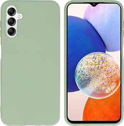 iMoshion Hoesje Geschikt voor Samsung Galaxy A14 (5G) Hoesje Siliconen - iMoshion Color Backcover - groen