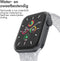 imoshion Sport⁺ bandje - Geschikt voor Apple Watch 1, 2, 3, 4, 5, 6, 7, 8, 9, 10 (42 mm), SE - 38/40/41 mm - Grijs - M/L