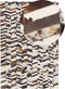 AKYELE - Patchwork vloerkleed - Bruin - 140 x 200 cm - Koeienhuid