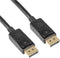 Akyga AK-AV-10 DisplayPort-kabel Aansluitkabel DisplayPort-stekker 1.8 m Zwart