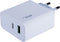 Akyga AK-CH-14 GSM-lader USB-C, USB-A Wit