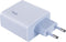 Akyga AK-CH-14 GSM-lader USB-C, USB-A Wit