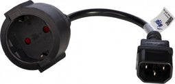 Akyga AK-PC-10A electriciteitssnoer Zwart 0,15 m CEE7/4