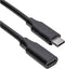 Akyga USB-kabel USB-C stekker, USB-C bus 0.30 m Zwart AK-USB-32